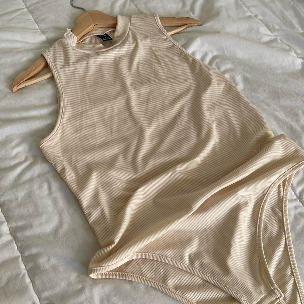 Cream Bodysuit